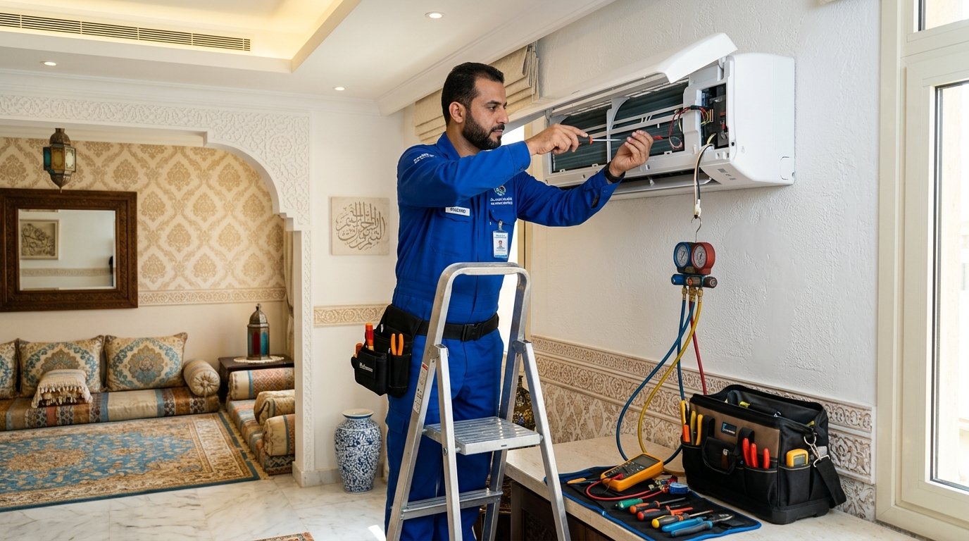 فني صيانة تكييفات في التبين